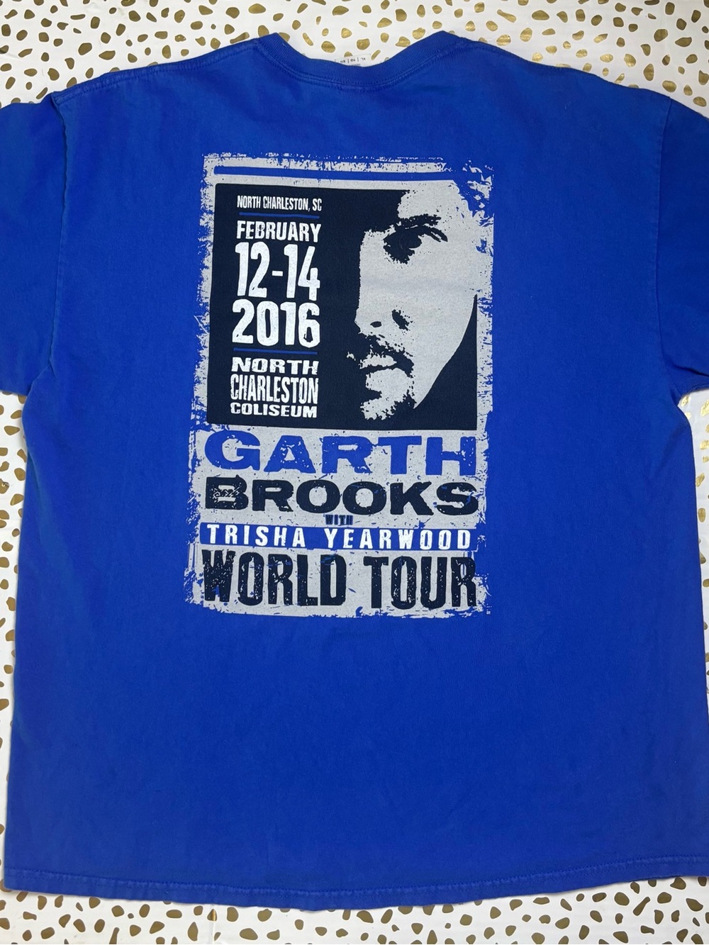 Gildan Royal Blue Short-Sleeve Tour Graphic Tee